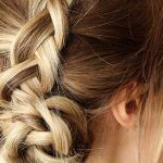 peinados recogidos con trenzas