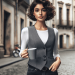 Estilosas combinaciones para lucir un chaleco gris en cualquier ocasión