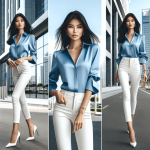 Guía de estilo para combinar una camisa azul mujer con estilo