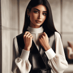 Ideas para lucir elegante y moderna combinando un chaleco negro mujer